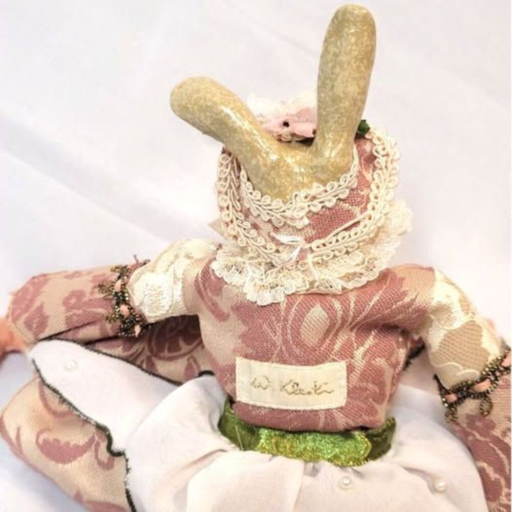 BUNNY Vintage Katherine's Collection Kleski RABBIT decor - Picture 8 of 10
